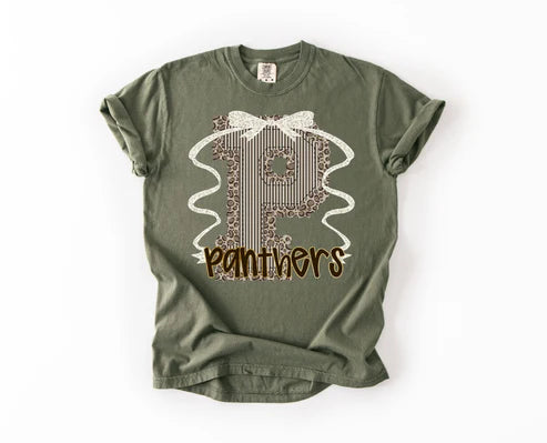 Small Leopard Prepster Custom Team Name DTF Transfer
