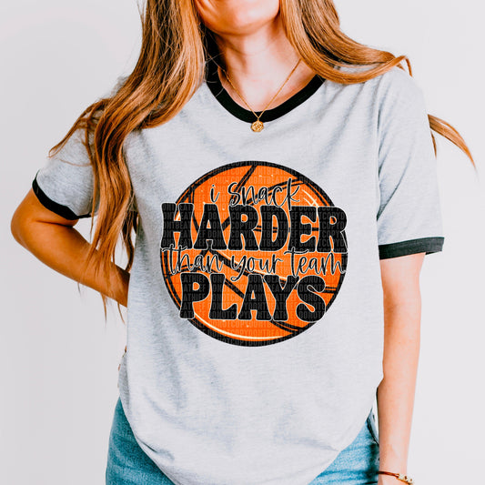 Snack Harder Basketball DTF Transfer