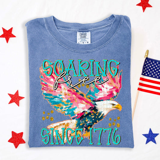 Soaring Free Since 1776 DTF Transfer