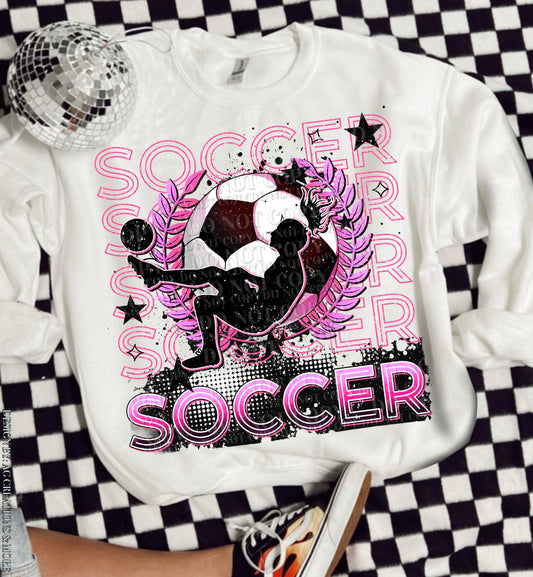 Soccer Girl DTF Transfer