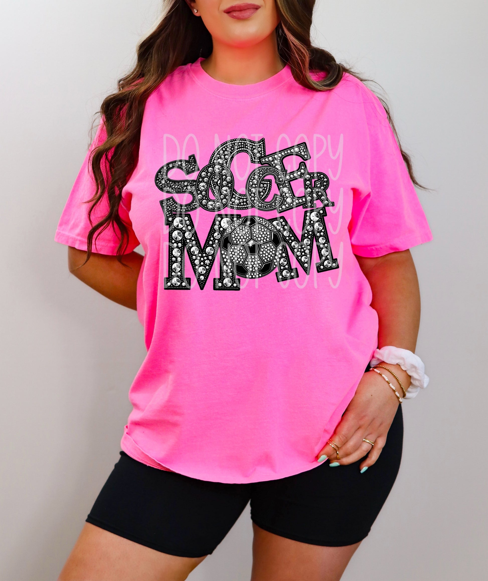 Rhinestone Sporty Mom DTF Transfer