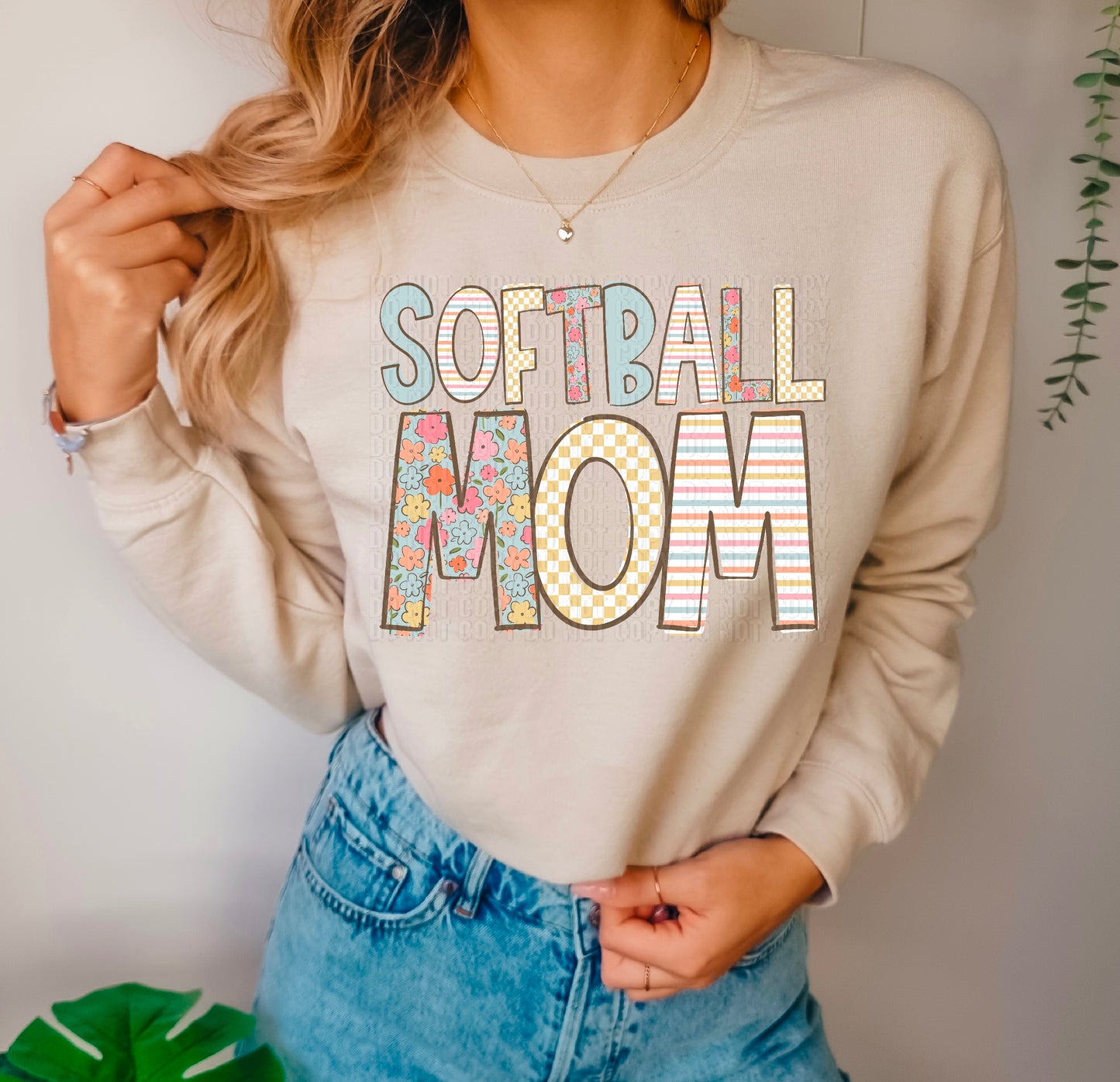 Doodle Loo Softball Mom DTF Transfer