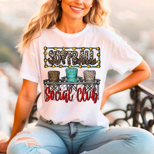 Softball Social Club DTF Transfer