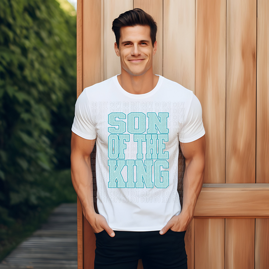 Son Of The King Blue DTF Transfer
