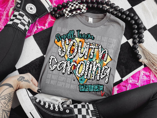 South Carolina Brushstroke State Pride DTF Transfer