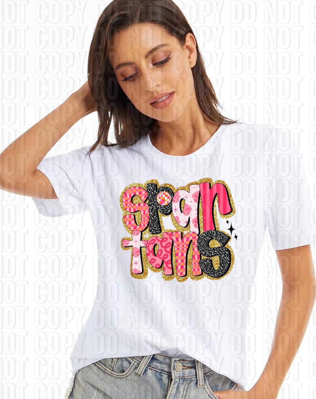 Retro Pink Mascots DTF Transfer