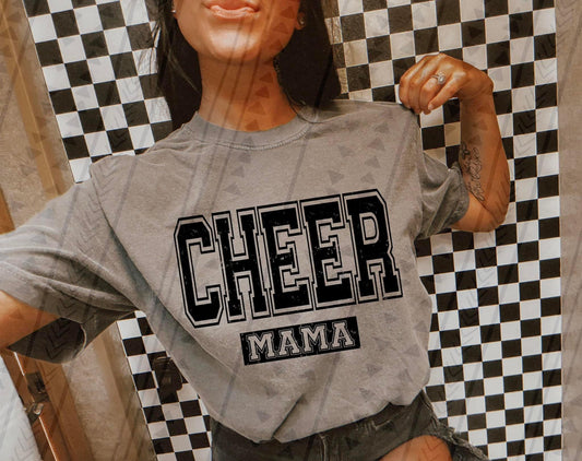 Cheer Mama Varsity Grunge DTF Transfer