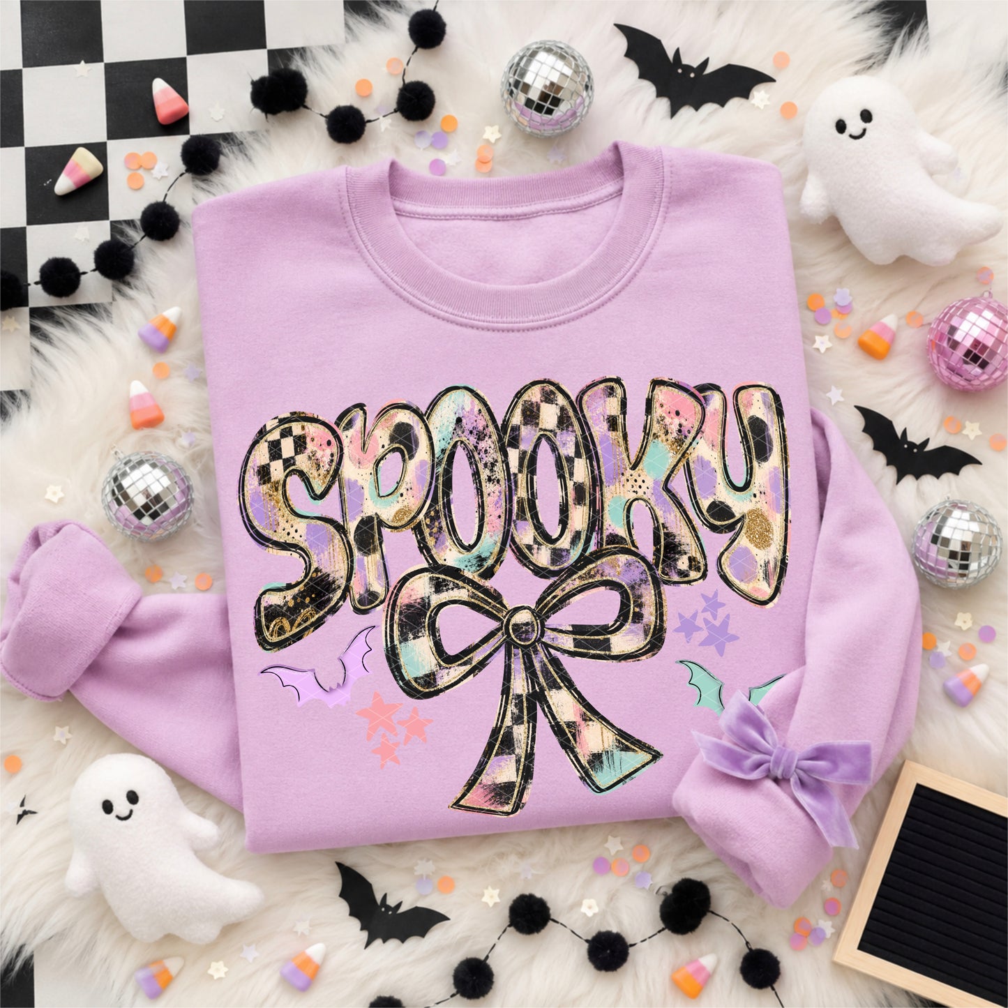 Spooky Bow DTF Transfer