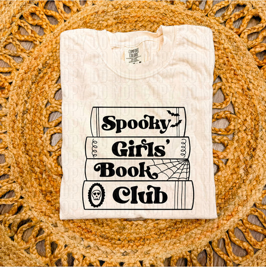 Spooky Girls Book Club DTF Transfer