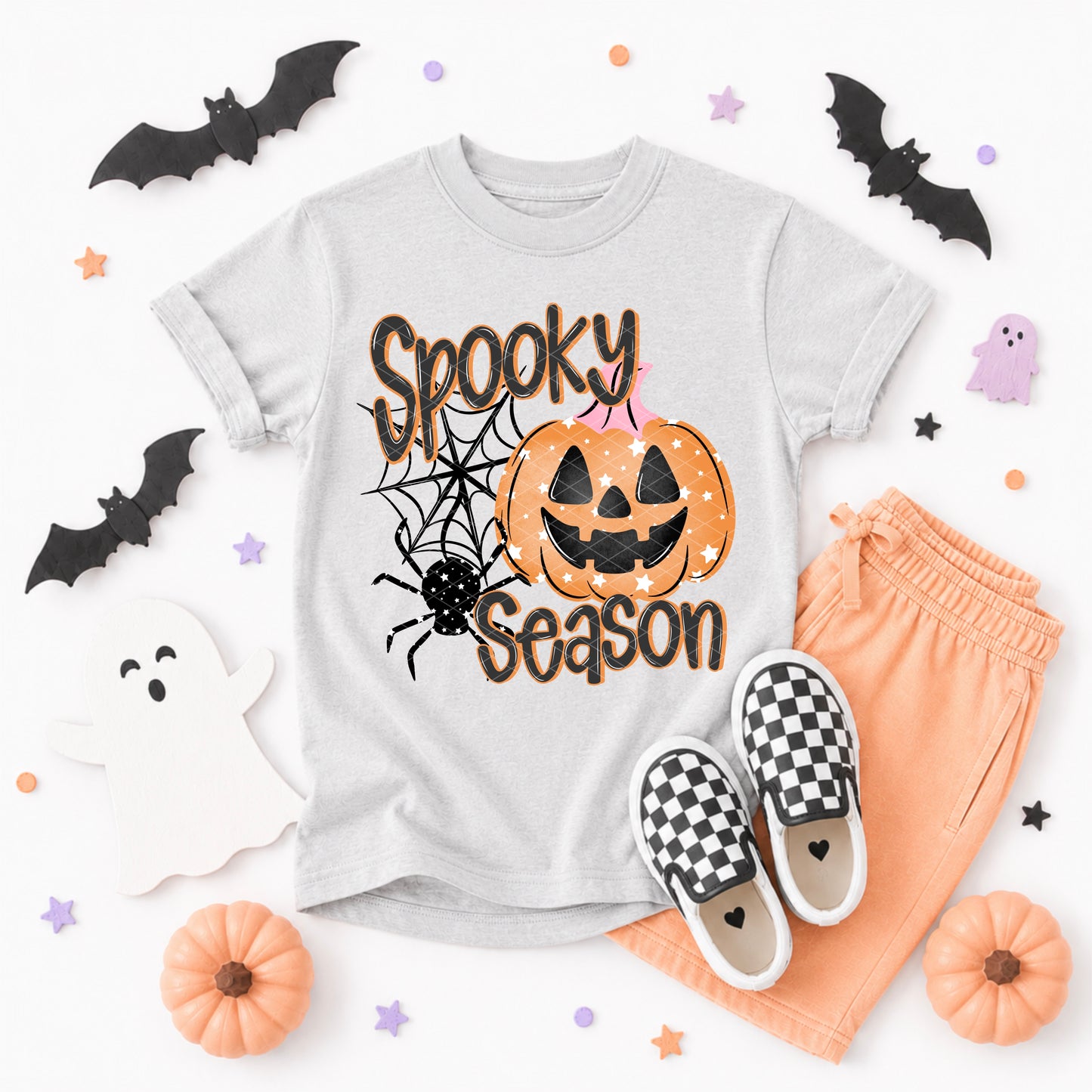Spooky Season Orange DTF Transfer