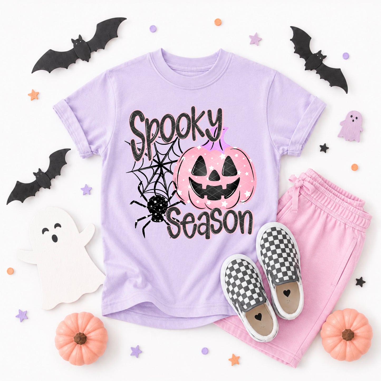 Spooky Season Pink DTF Transfer