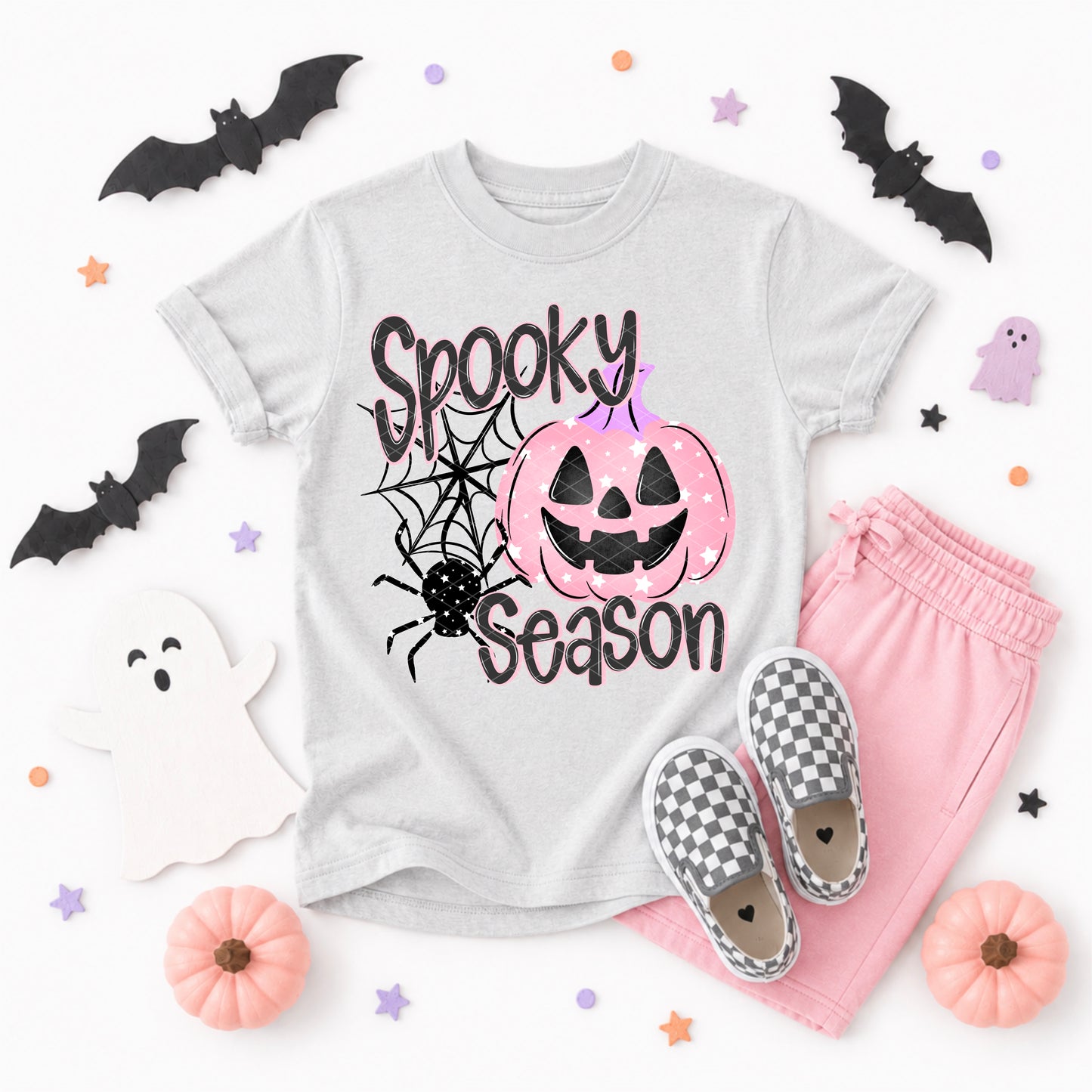 Spooky Season Pink DTF Transfer