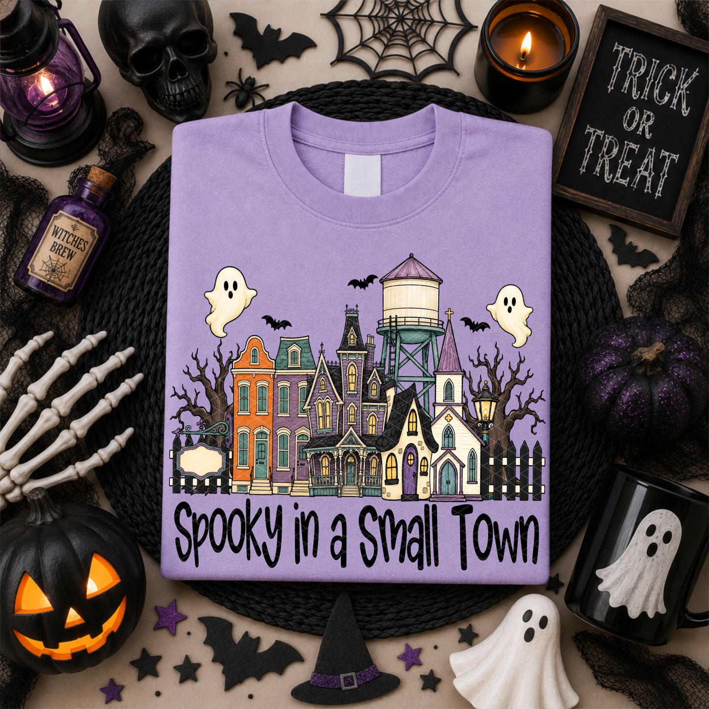 Spooky In A Small Town DTF Transfer