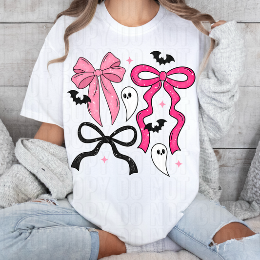 Spooky Coquette Bows DTF Transfer
