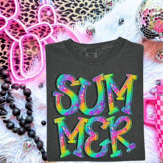 Summer Glitter DTF Transfer