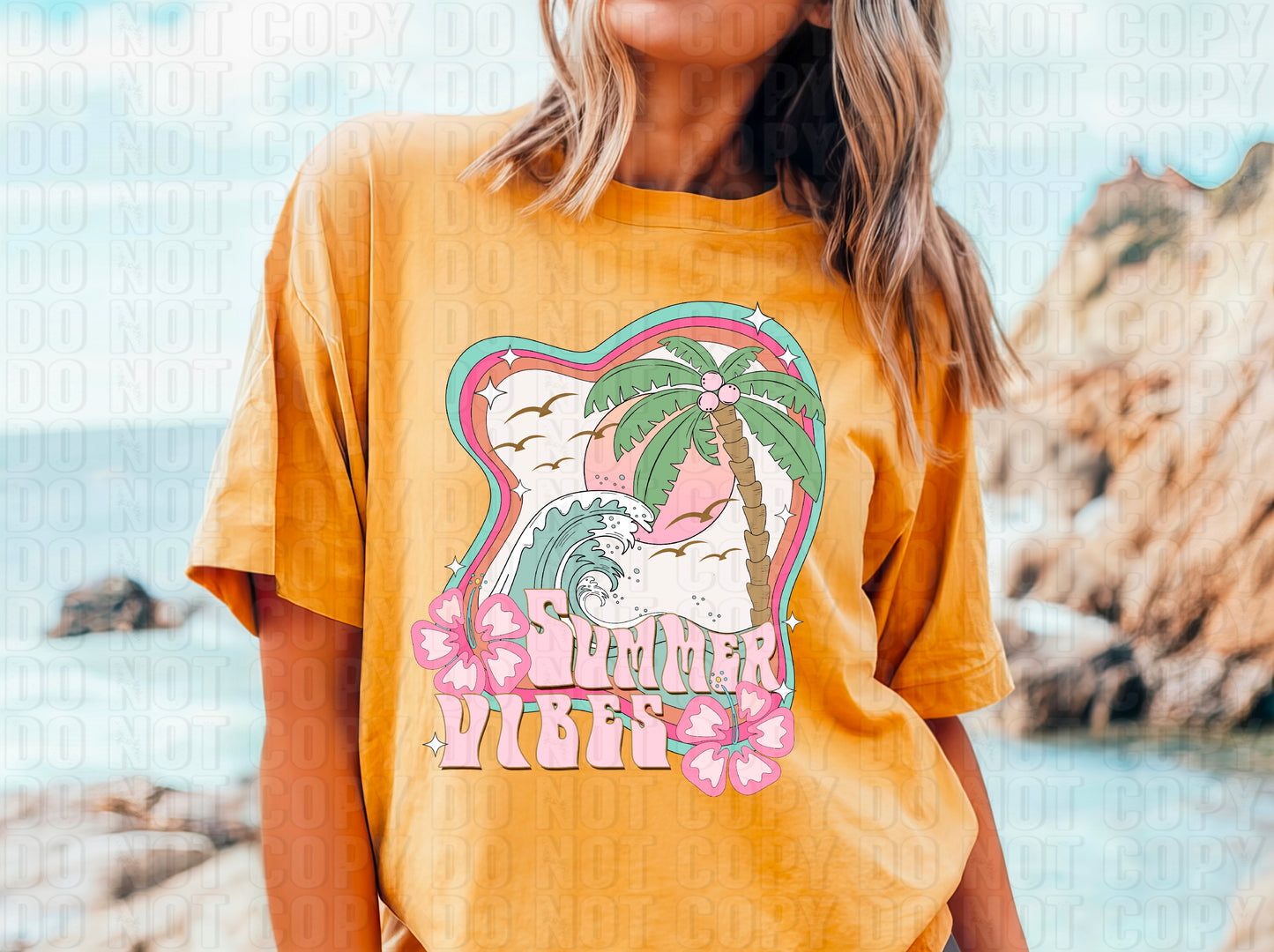 Summer Vibes Retro DTF Transfer