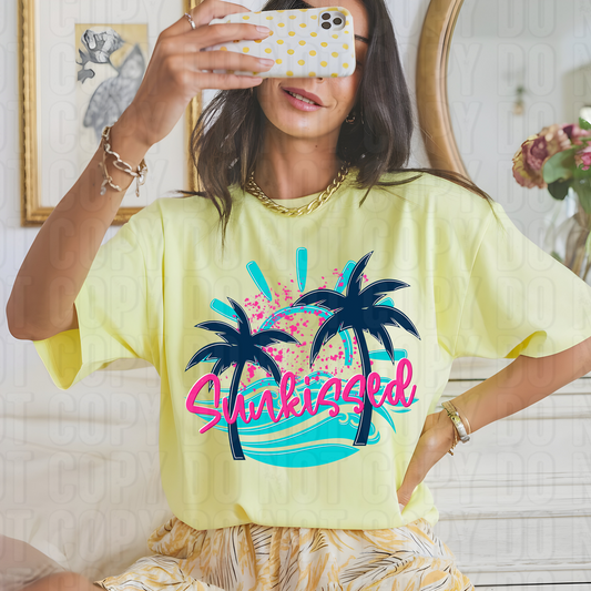 Sunkissed Palms DTF Transfer