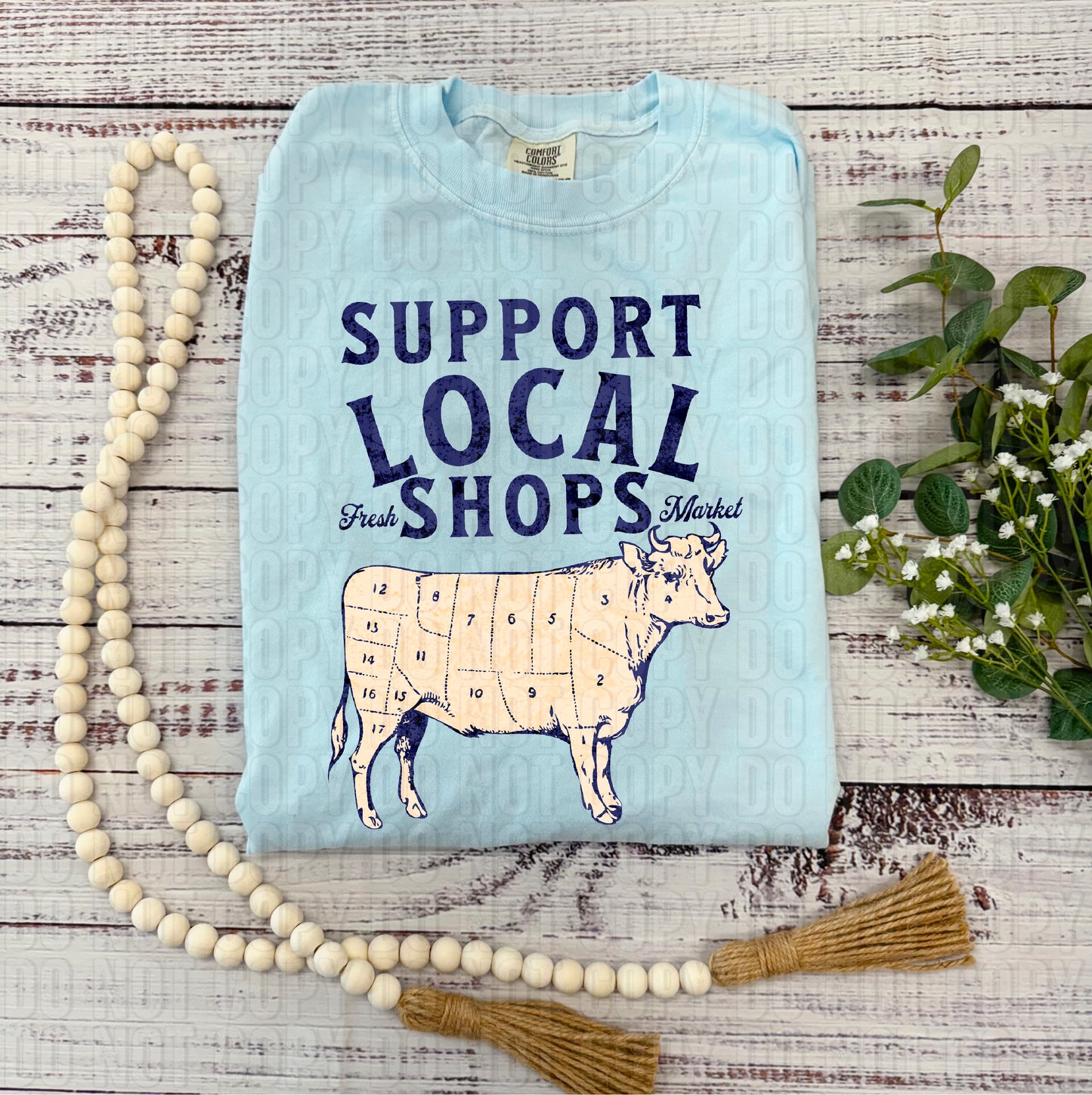 Support Local Shops DTF Transfer