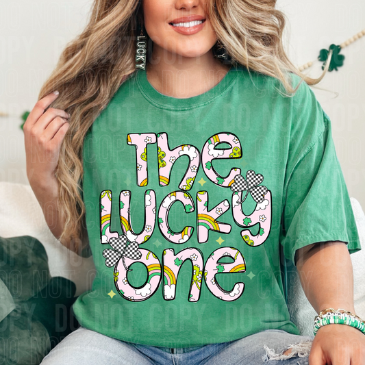 The Lucky One DTF Transfer