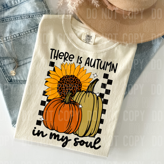 There Is Autumn DTF Transfer