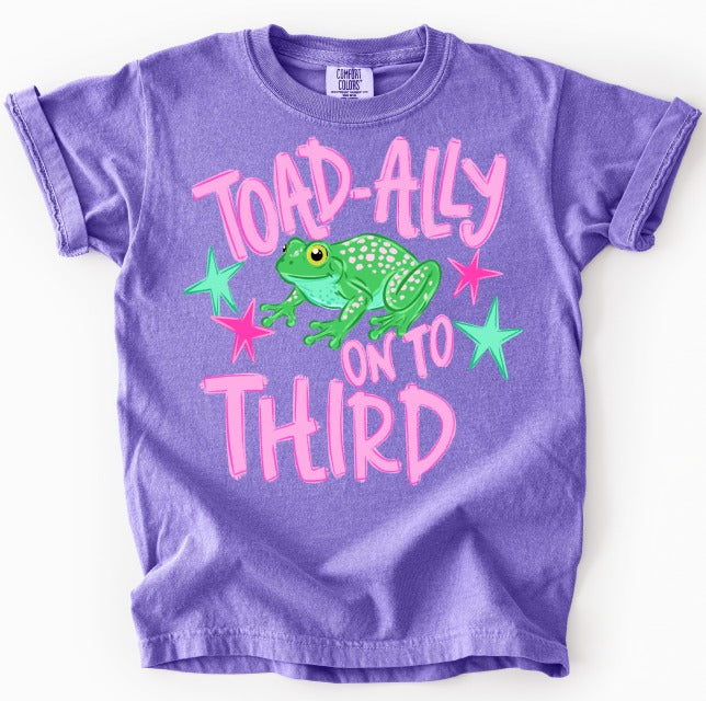Toad-ally Onto Third Girl DTF Transfer