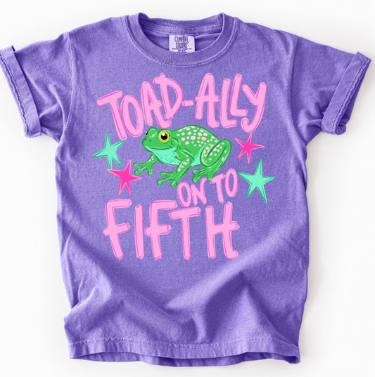 Toad-ally Onto Fifth Girl DTF Transfer