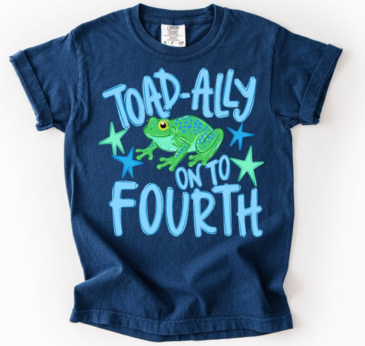 Toad-ally Onto Fourth Boy DTF Transfer