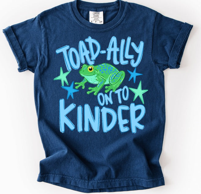 Toad-ally Onto Kinder Boy DTF Transfer