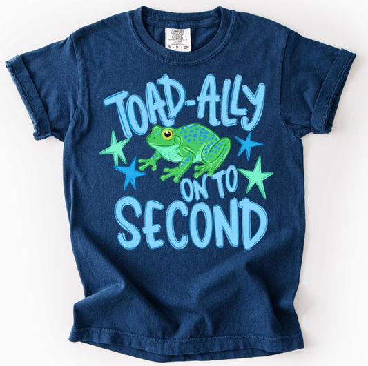 Toad-ally Onto Second Boy DTF Transfer