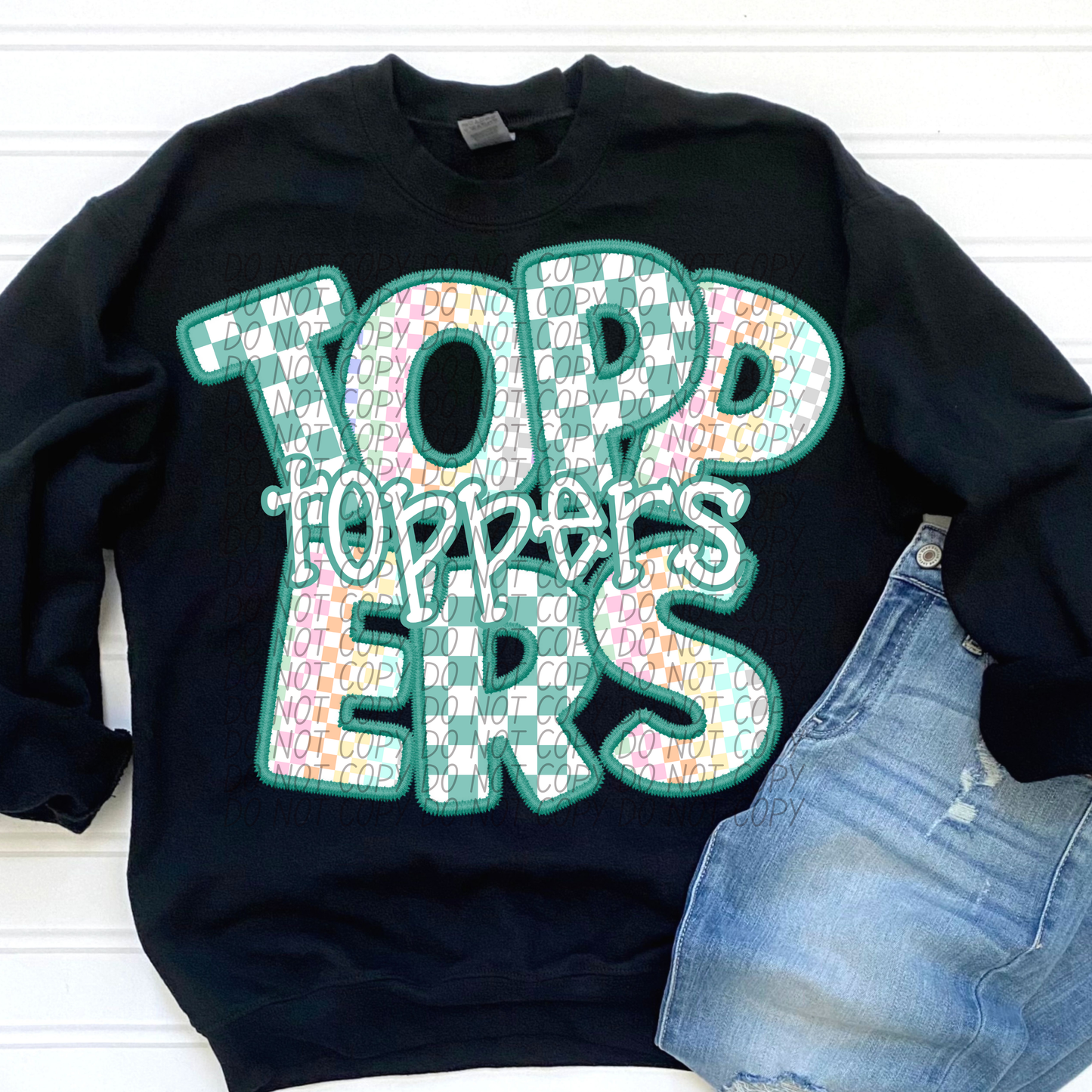 TOPPERS CS Checker Mascot DTF Transfer