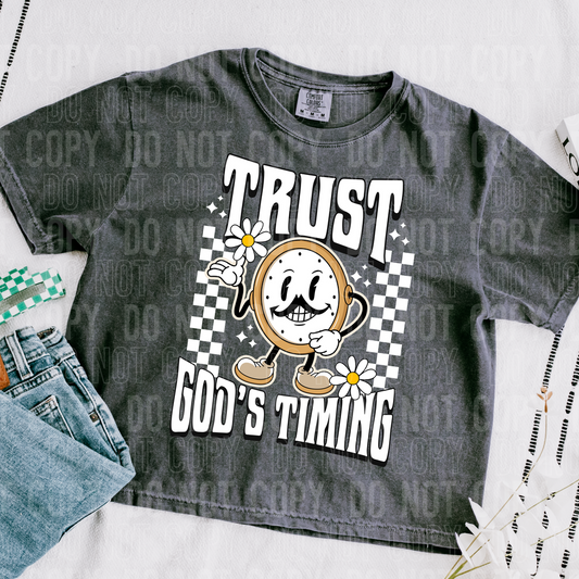 Trust God's Timing DTF Transfer