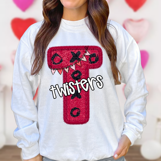 Twisters Valentine School Spirit DTF Transfer