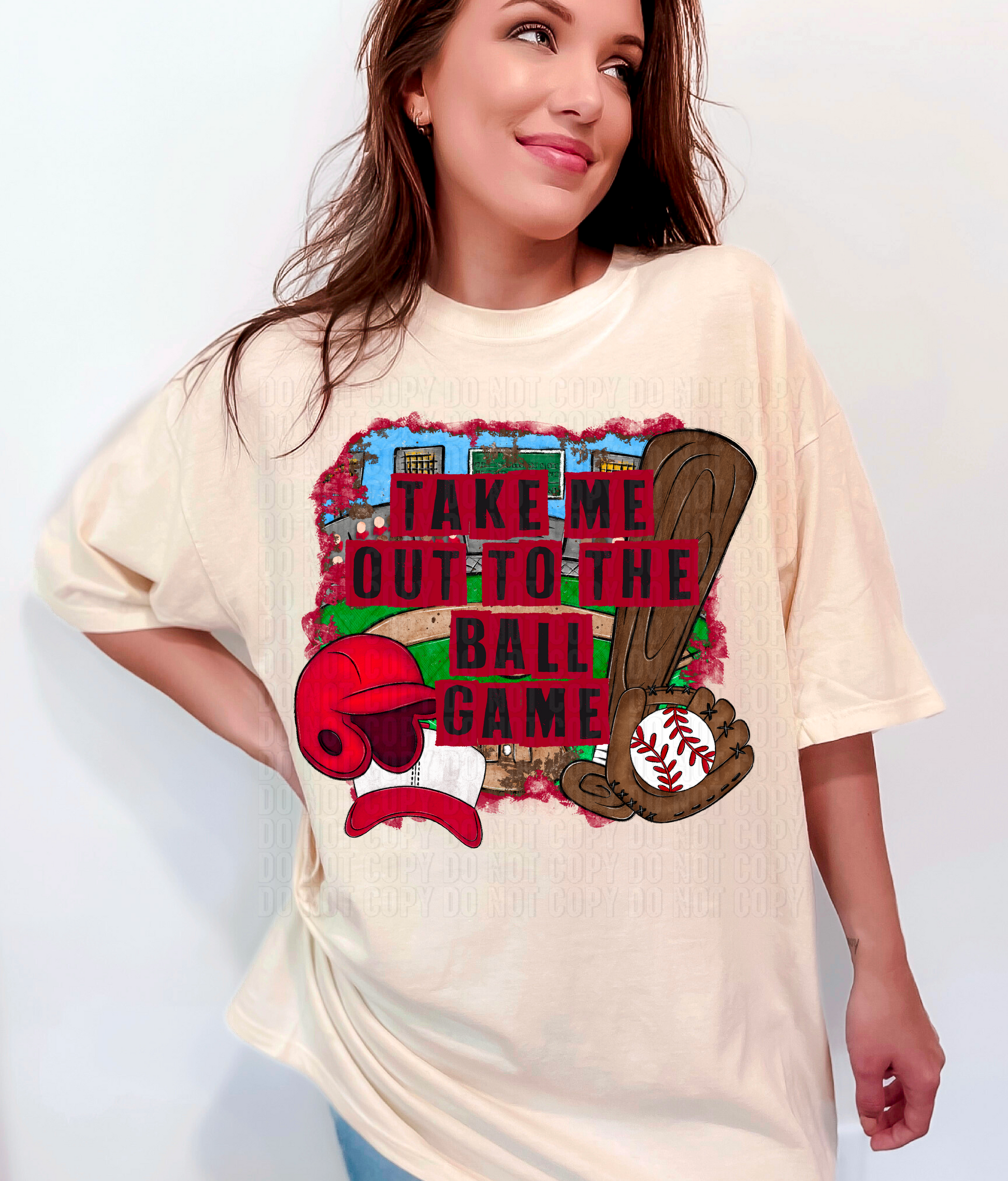 Take Me Out To The Ballgame DTF Transfer