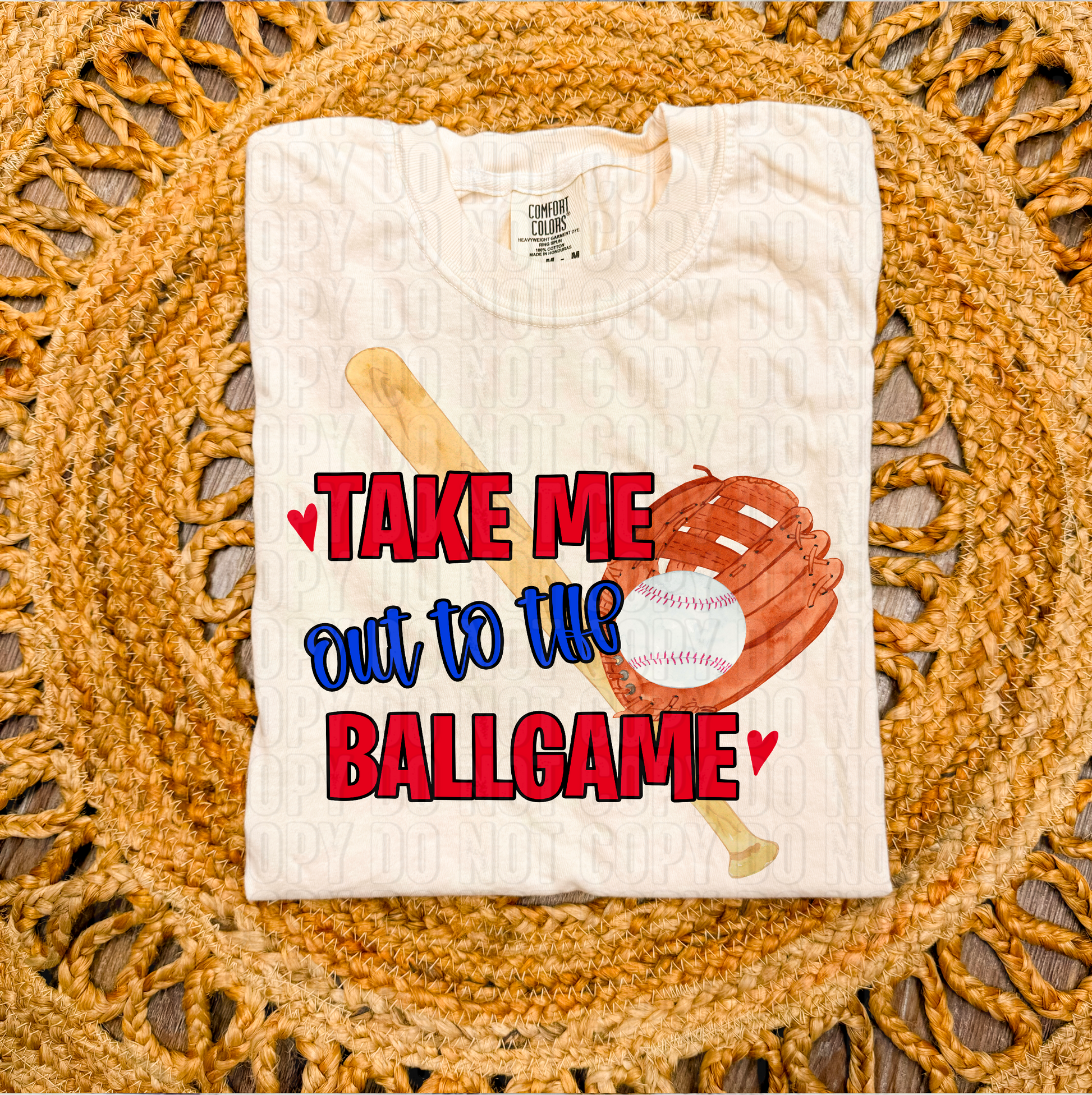 Take Me Out To The Ballgame DTF Transfer
