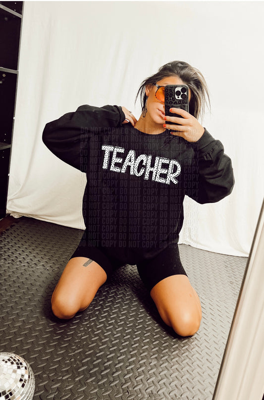 Teacher Dottie Loo Occupation DTF Transfer