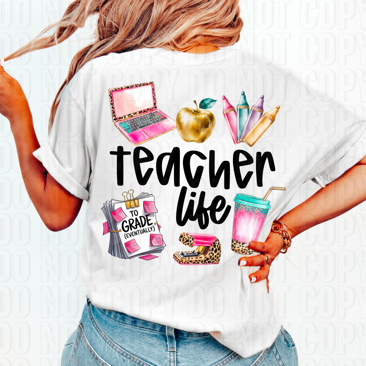Teacher Life DTF Transfer