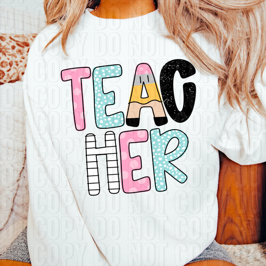 Teacher DTF Transfer