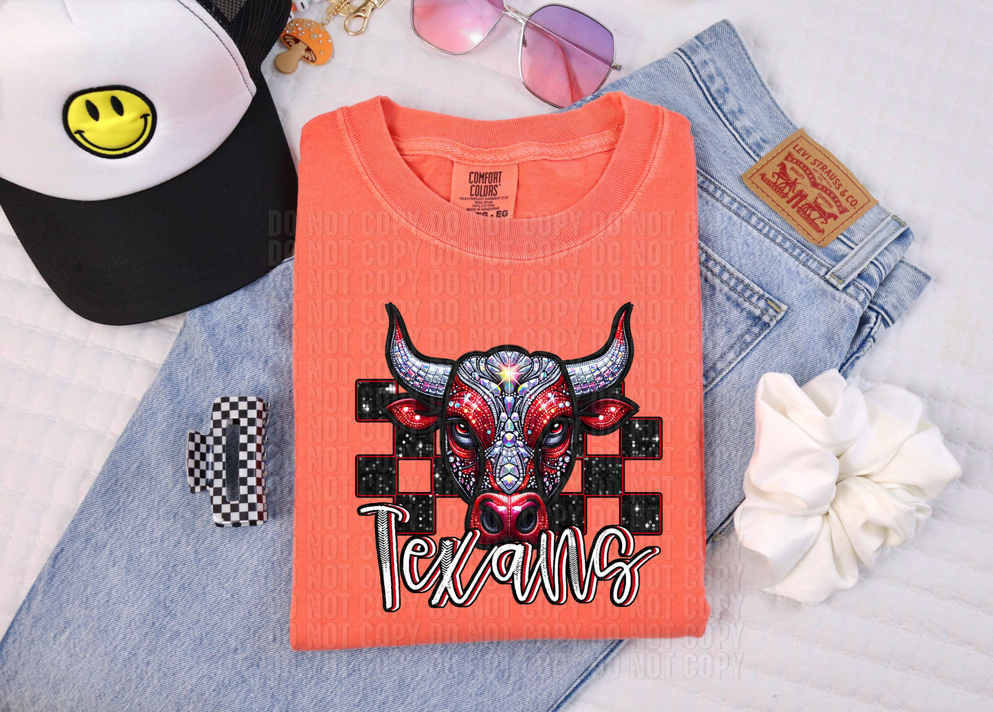 Rhinestone Colorful Mascots DTF Transfer
