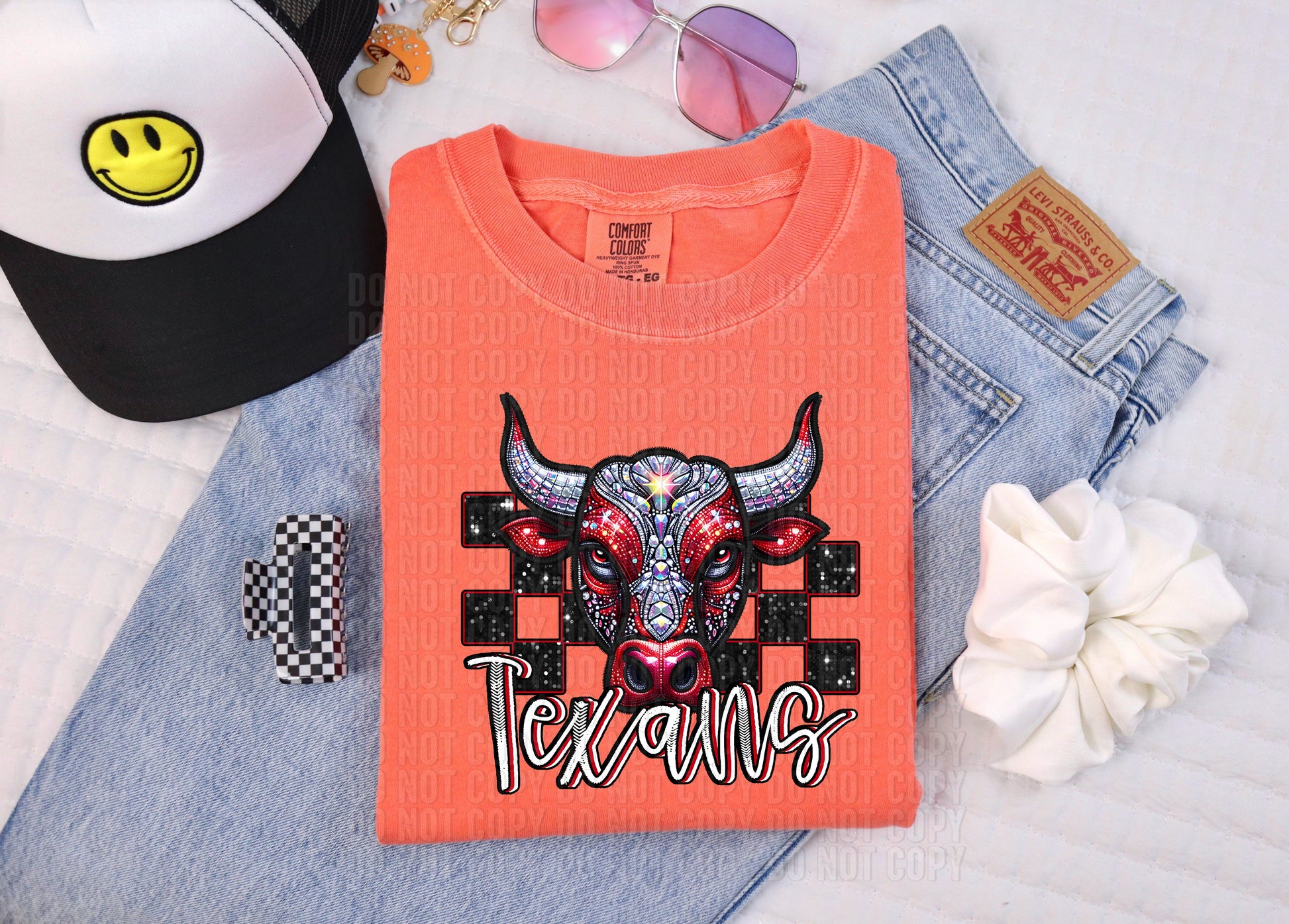Rhinestone Colorful Mascots DTF Transfer