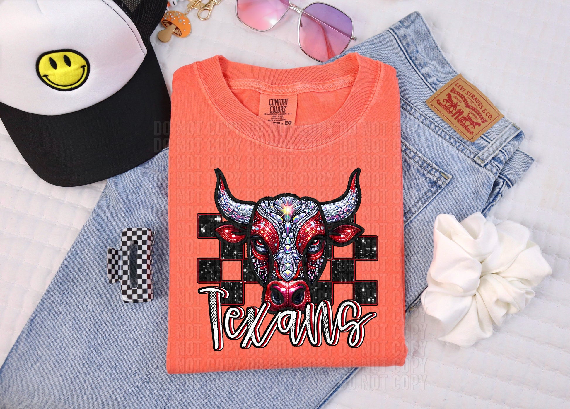 Rhinestone Colorful Mascots DTF Transfer