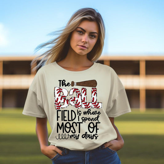 The Ball Field Baseball DTF Transfer