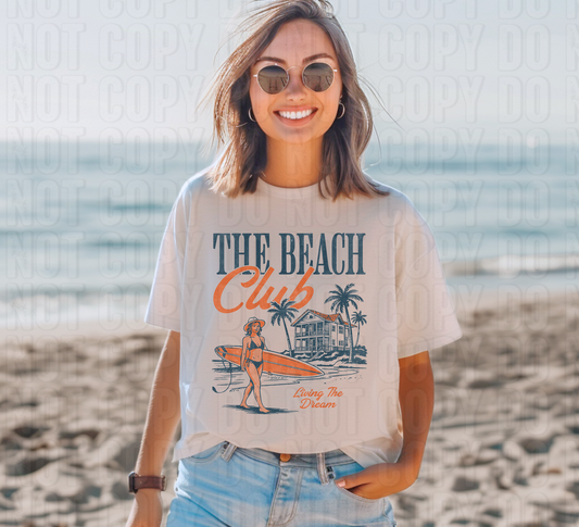 The Beach Club DTF Transfer