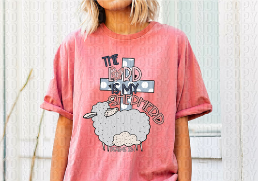 The Lord Is My Shepherd Polka Dots DTF Transfer