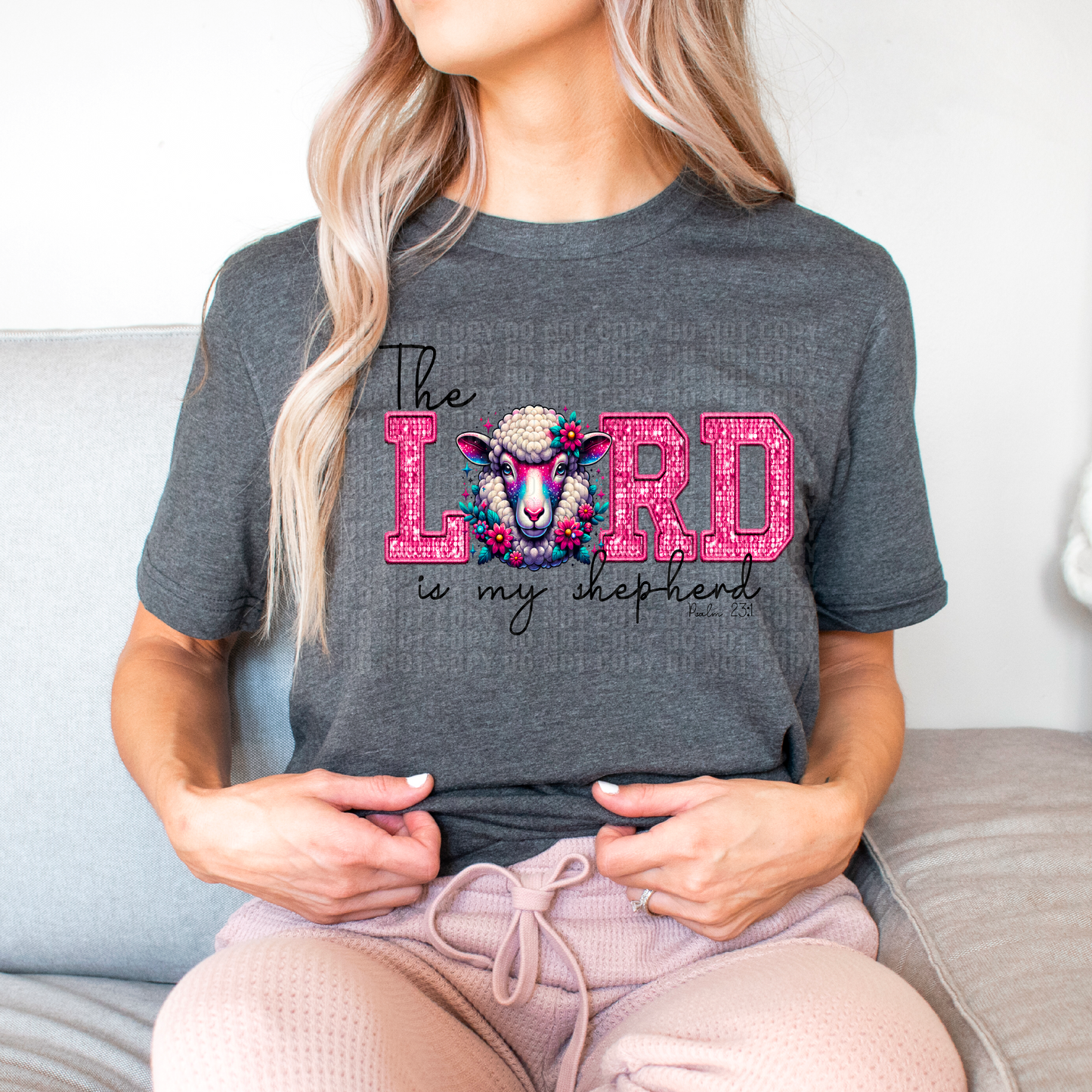 The Lord Is My Shepherd DTF Transfer