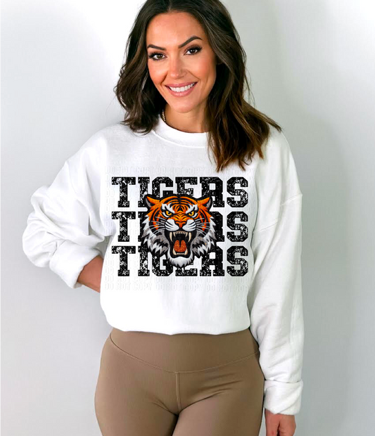 Tigers Stacked DTF Transfer