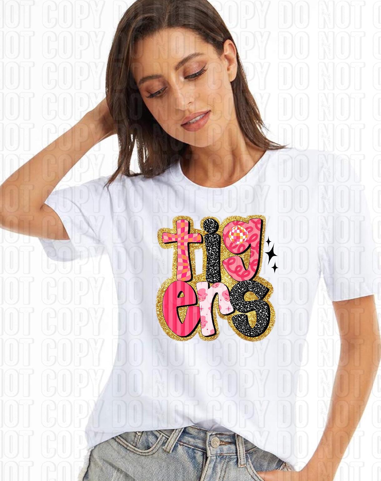 Retro Pink Mascots DTF Transfer