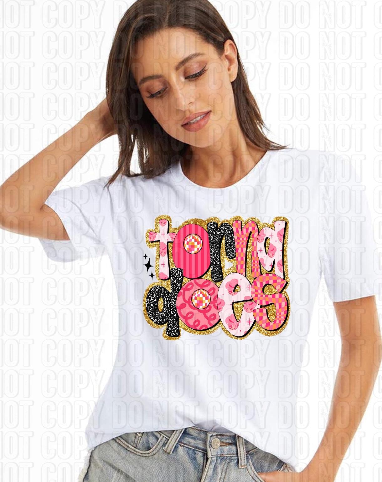 Retro Pink Mascots DTF Transfer