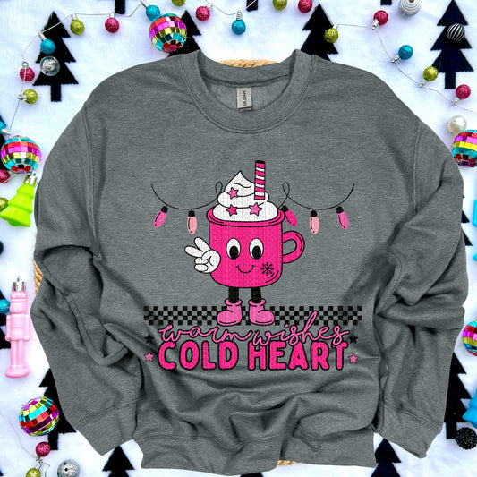 Warm Wishes Cold Heart DTF Transfer