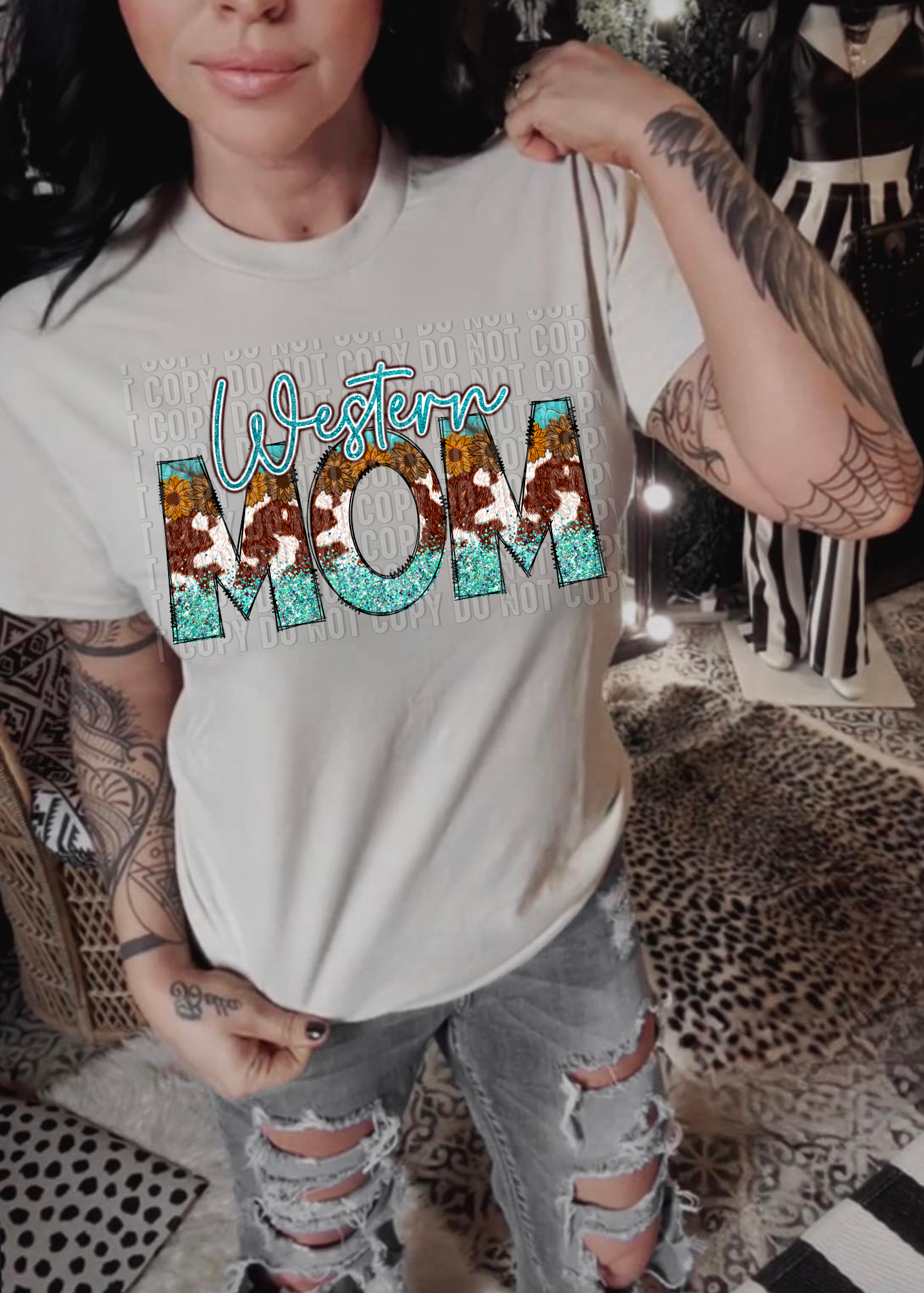 Western Mom DTF Transfer