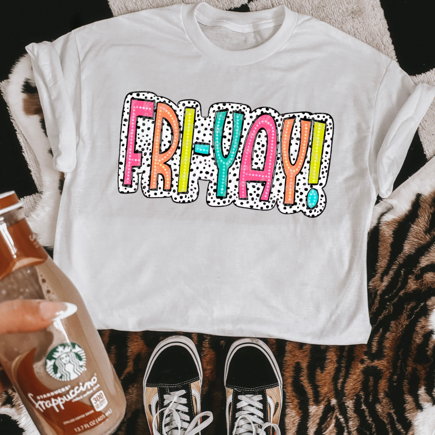 Fri-Yay! Dalmatian Dots DTF Transfer
